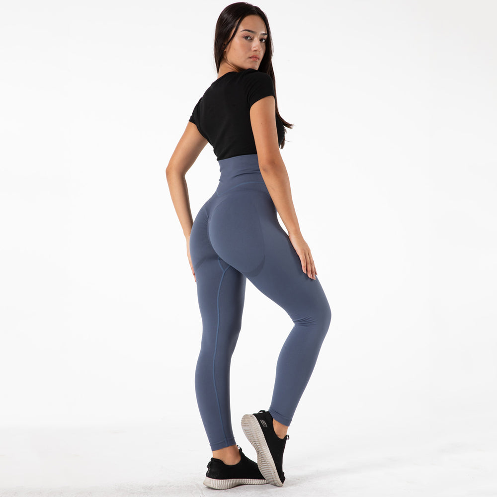 Leggings de Yoga taille haute pour l'exercice de remise en forme énergétique sans couture pour l'abdomen