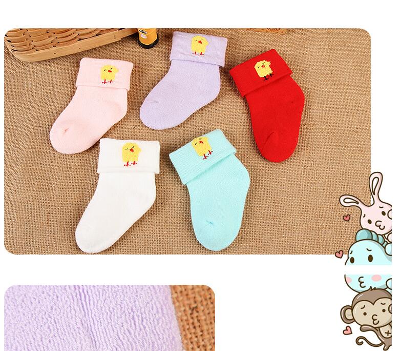 New winter cotton socks baby socks thick cotton socks and Terry relent children baby socks