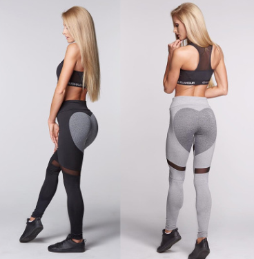 Heart Push Up Leggings Workout