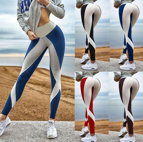 Women Leggings Slim High Waist Elasticity Leggings Fitness