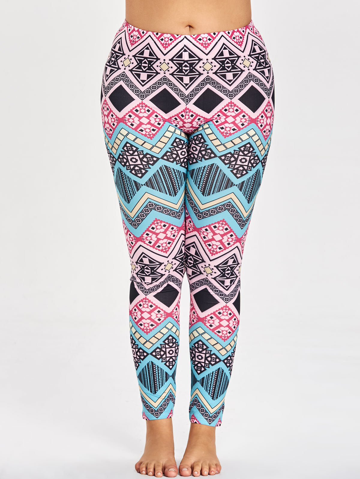 printed large size leggings