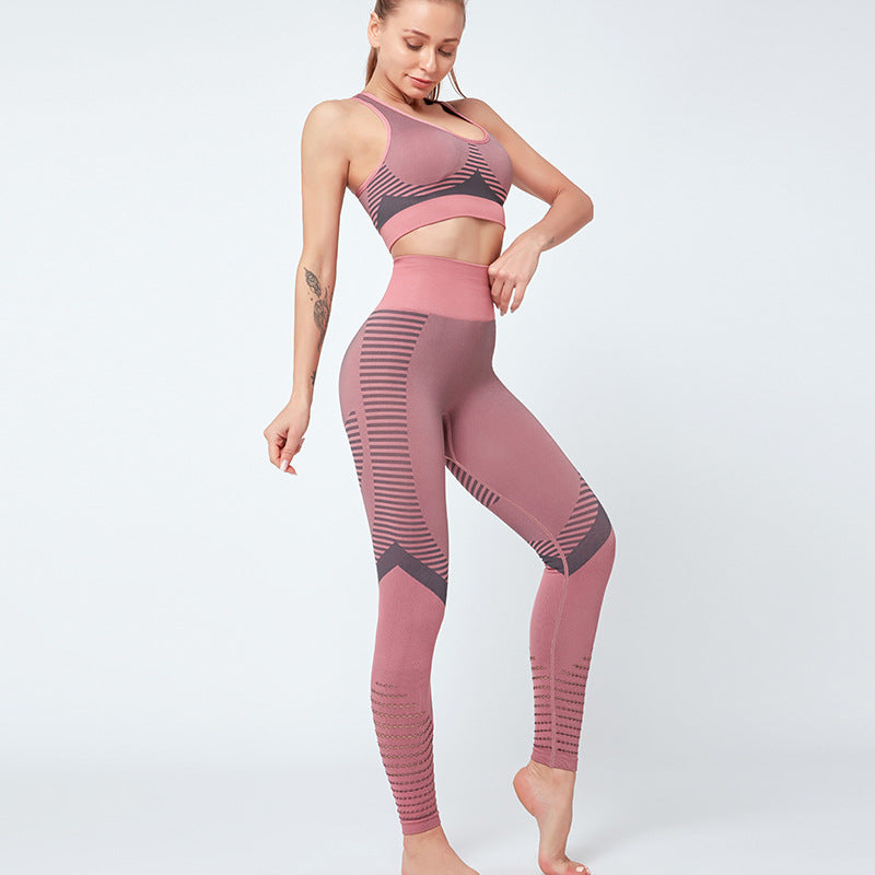 Pantalon de yoga femme découpé