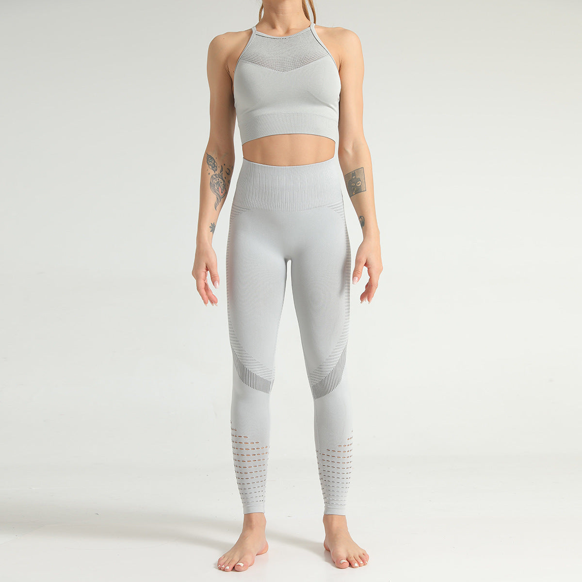 Pantalon de yoga femme découpé