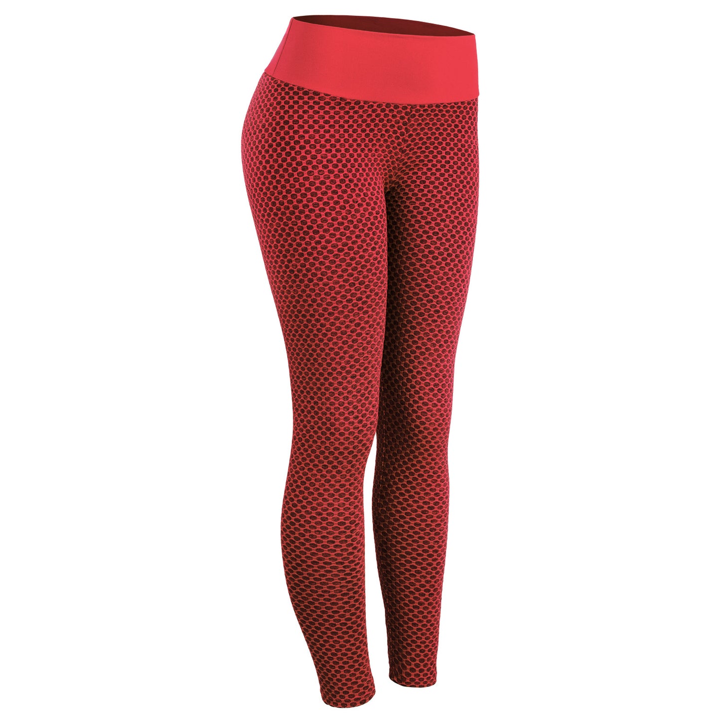 Geruite legging Fitness yogabroek Naadloze dameslegging met hoge taille Ademende gym