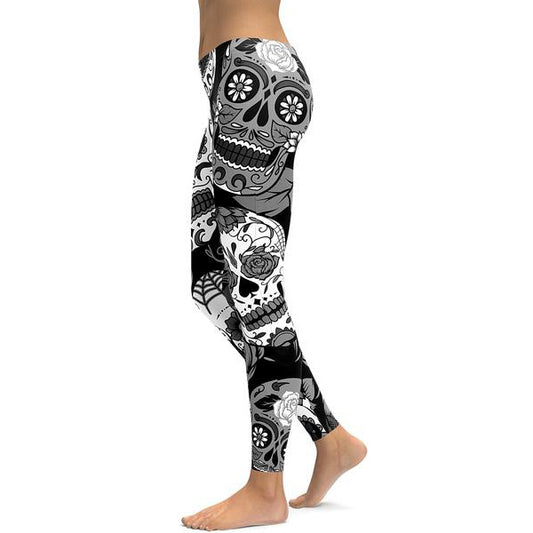 New skulls and skulls leggings from Europe and America