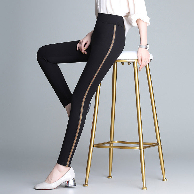 New Style Leggings Women's Stretchy Thin Feet Pencil Pants