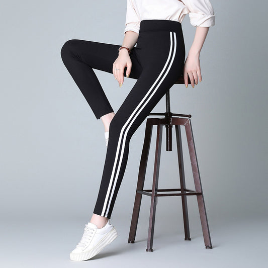 New Style Leggings Women's Stretchy Thin Feet Pencil Pants