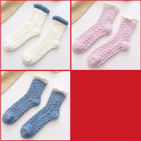 Women Thermal Fluffy Socks Autumn Winter Warm Socks