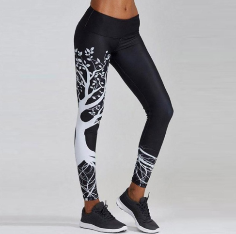 Pantalons de yoga de sport pour femmes Leggings imprimés