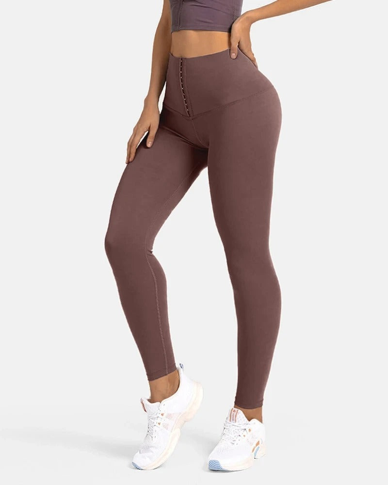 Pantalon de yoga hip, legging extensible taille haute