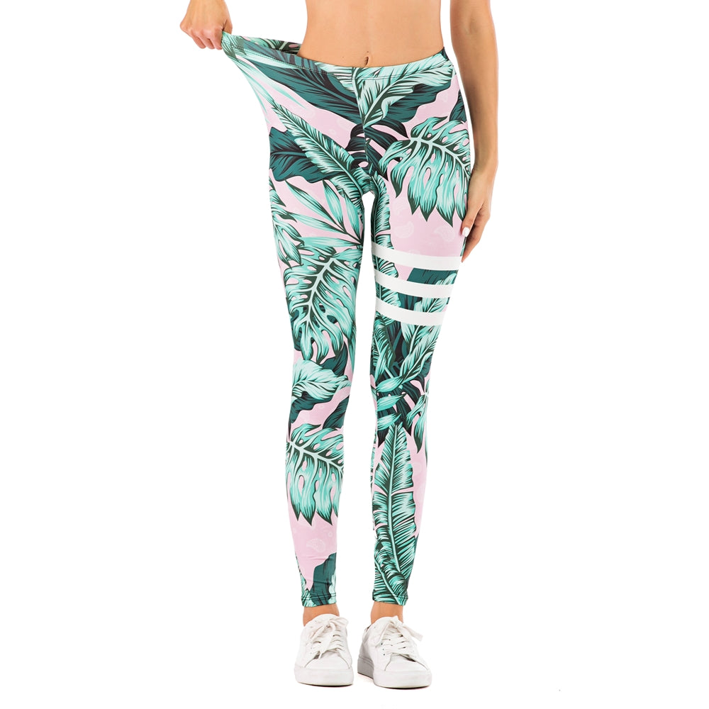 Printed yoga pants outdoor sports leggings