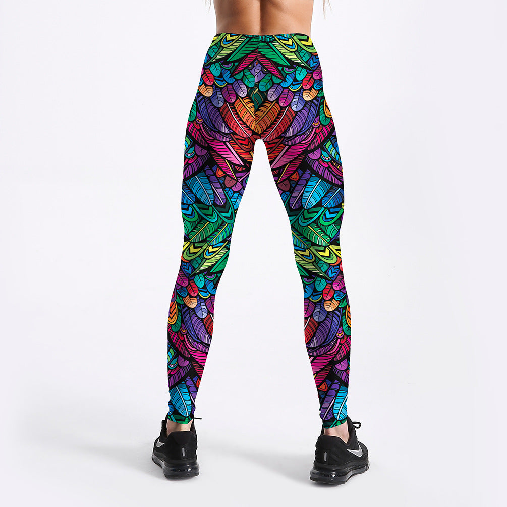 Ladies Rainbow leggings