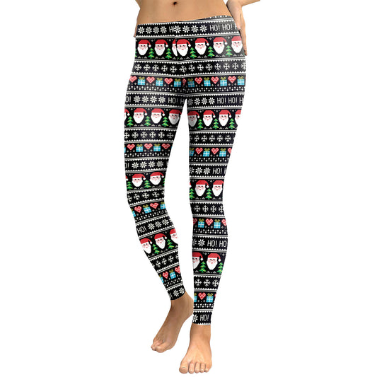 Christmas new leggings women