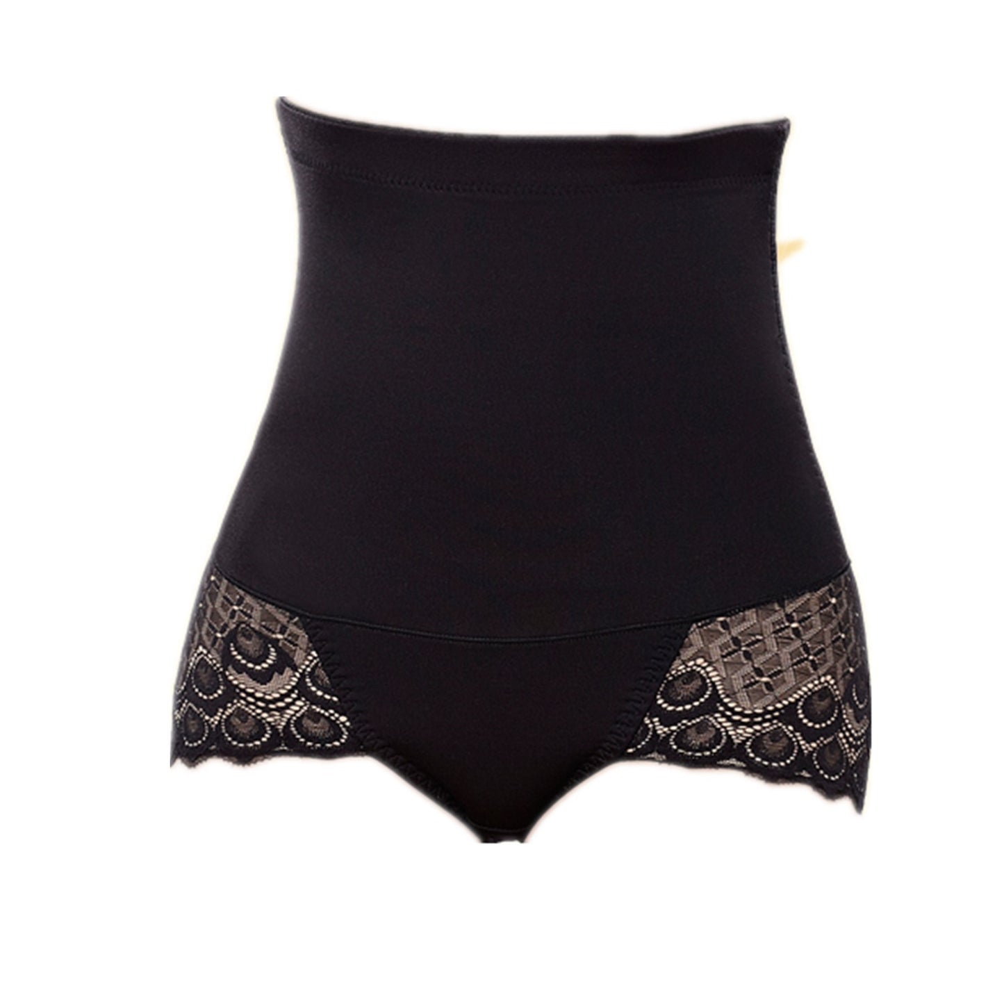 High-waisted belly shaping underwear