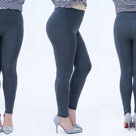 Leggings Fat Women Pantalon de rendu élastique grande taille