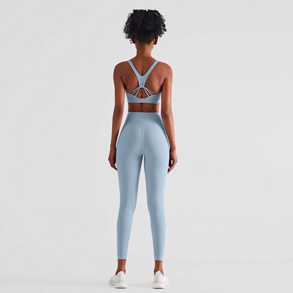 Mooie sportondergoed cross-heup legging set