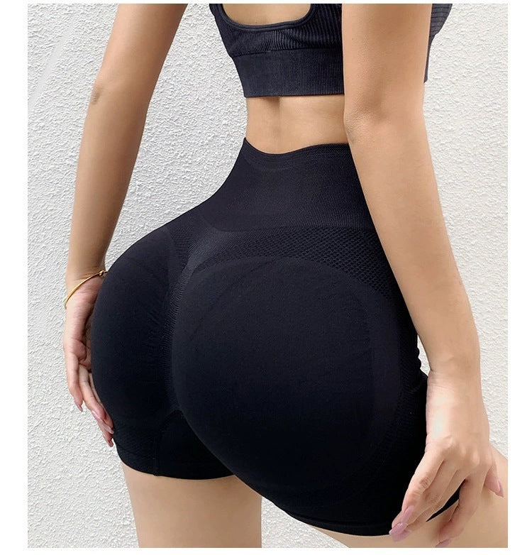 Fitness Yoga Shorts Broek Butt Lifting Naadloze legging Dames Gym