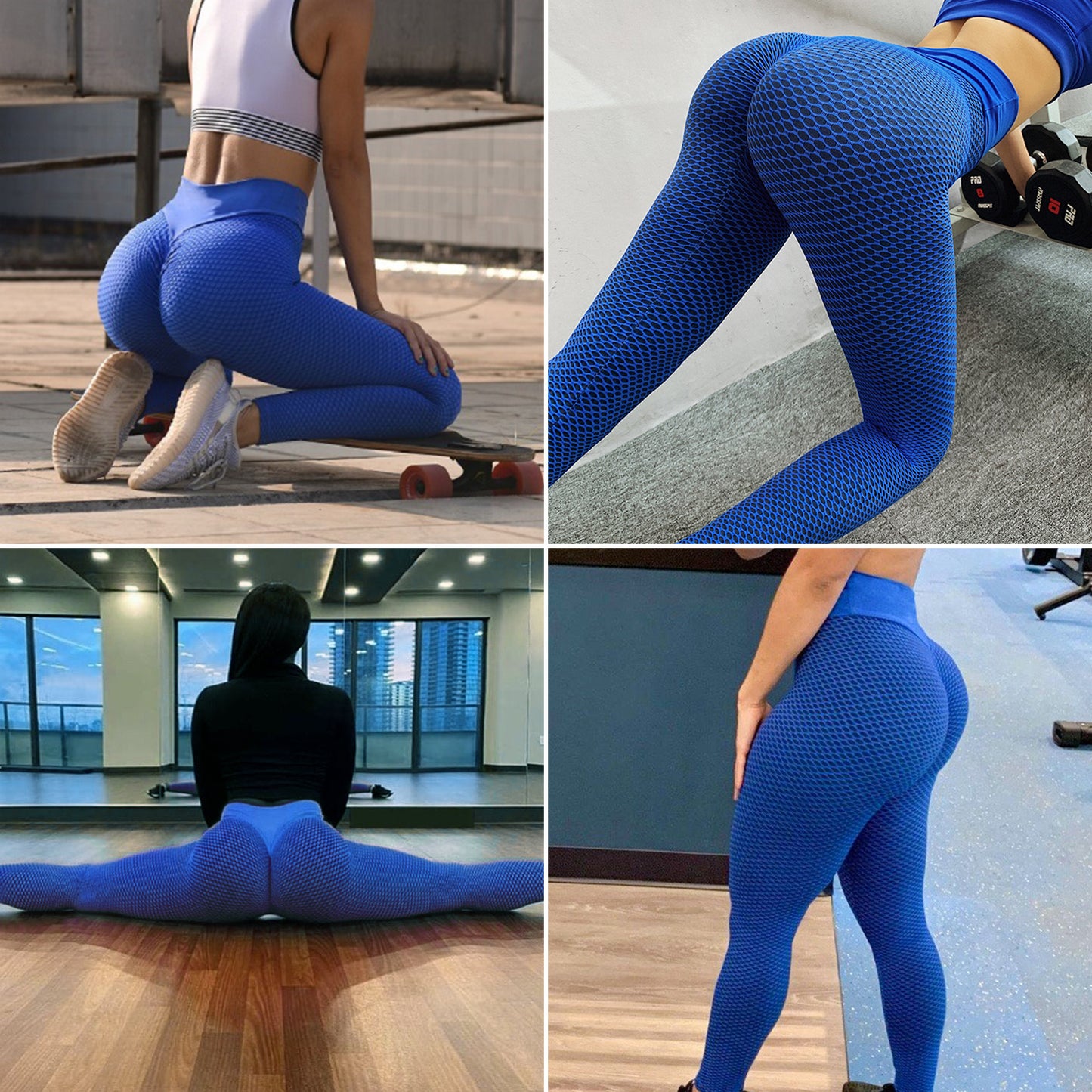 TIK Tok Leggings femmes bout à bout collants d'entraînement grande taille sport taille haute pantalons de Yoga