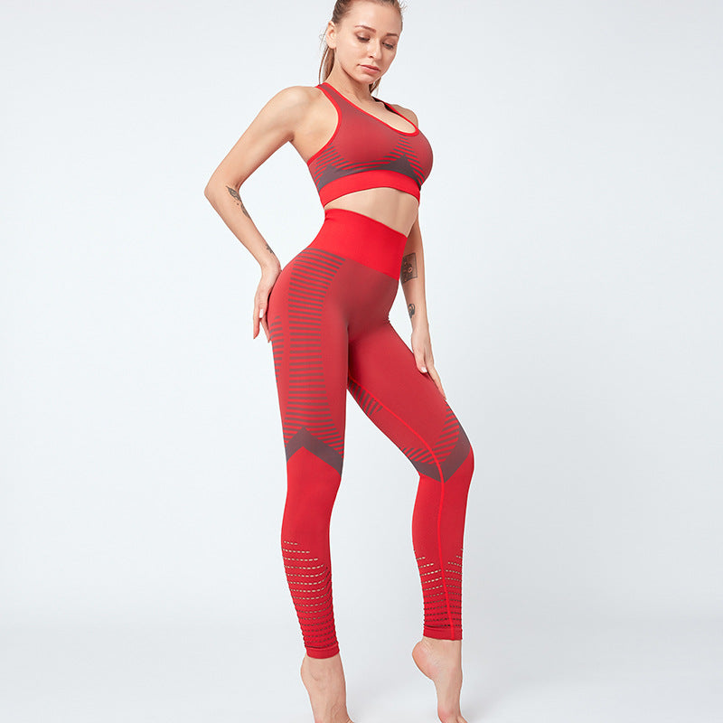 Pantalon de yoga femme découpé