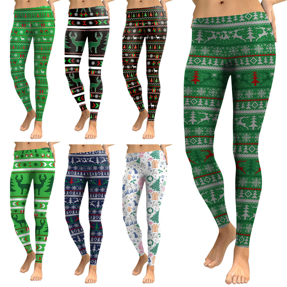 Nouveaux leggings de Noël pour femmes