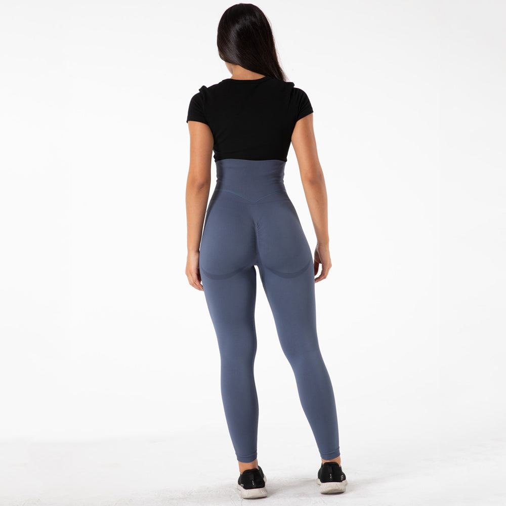 Leggings de Yoga taille haute pour l'exercice de remise en forme énergétique sans couture pour l'abdomen