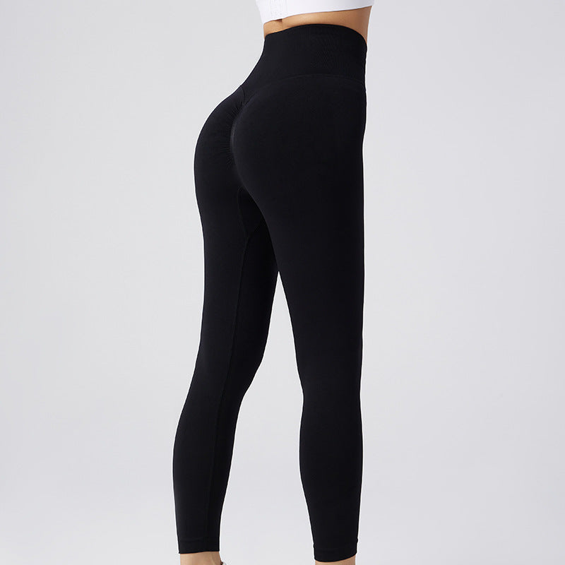 Naadloze legging Yogabroek Buikcontrole Workout Hardloopyoga-legging voor dames