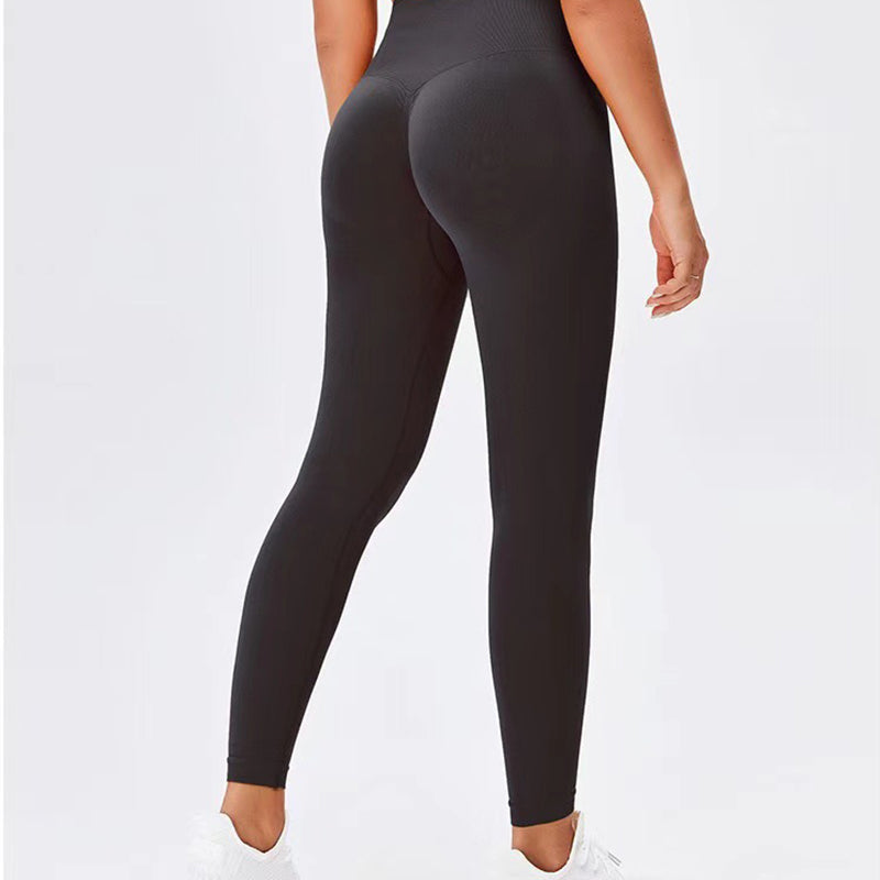 Naadloze legging Yogabroek Buikcontrole Workout Hardloopyoga-legging voor dames