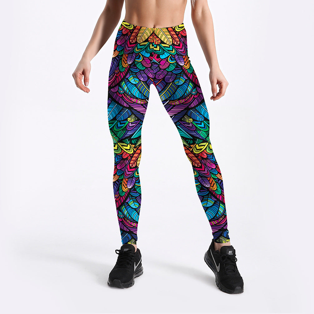 Ladies Rainbow leggings