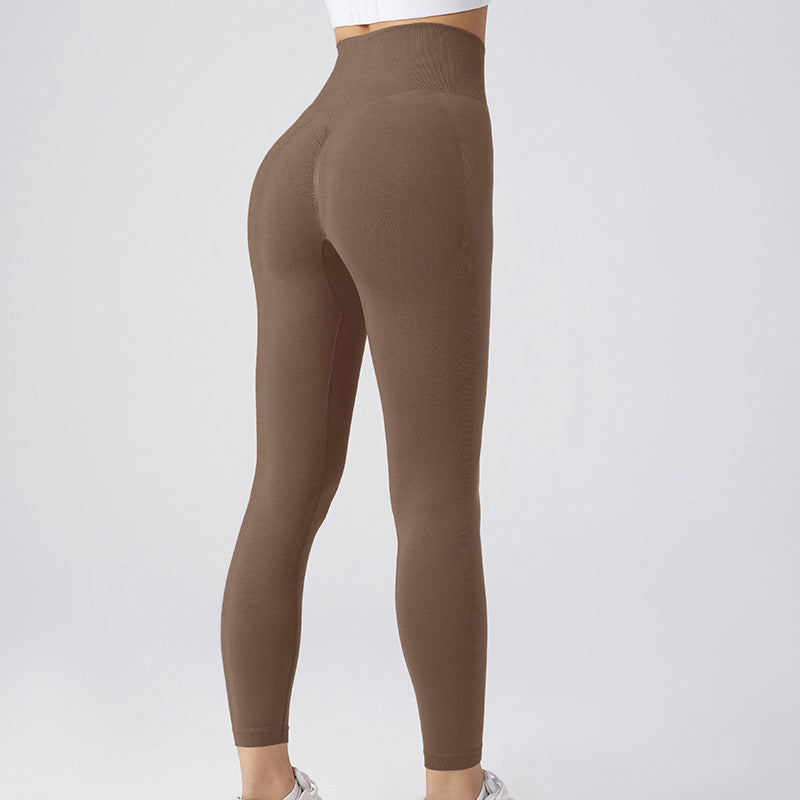 Naadloze legging Yogabroek Buikcontrole Workout Hardloopyoga-legging voor dames