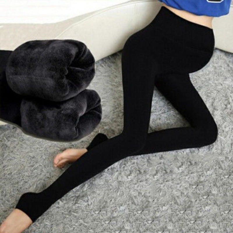 Winter Velvet Maternity Leggings Pants For Women