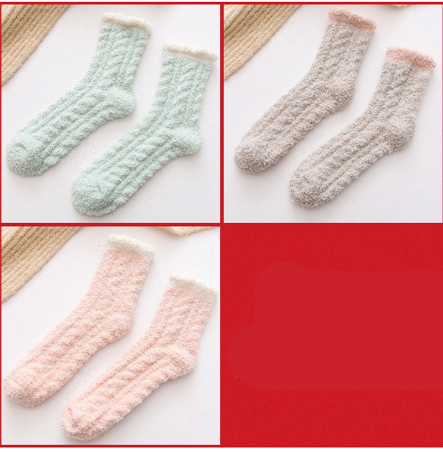 Women Thermal Fluffy Socks Autumn Winter Warm Socks