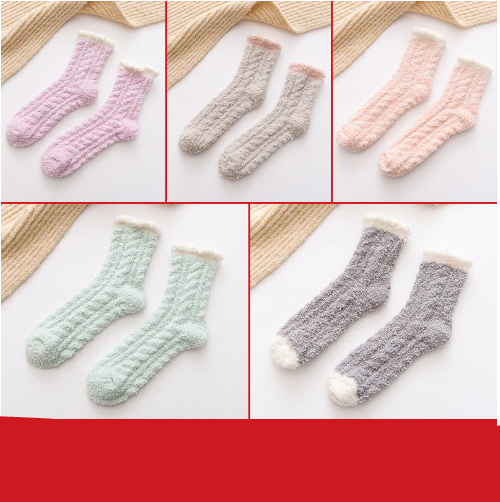 Women Thermal Fluffy Socks Autumn Winter Warm Socks