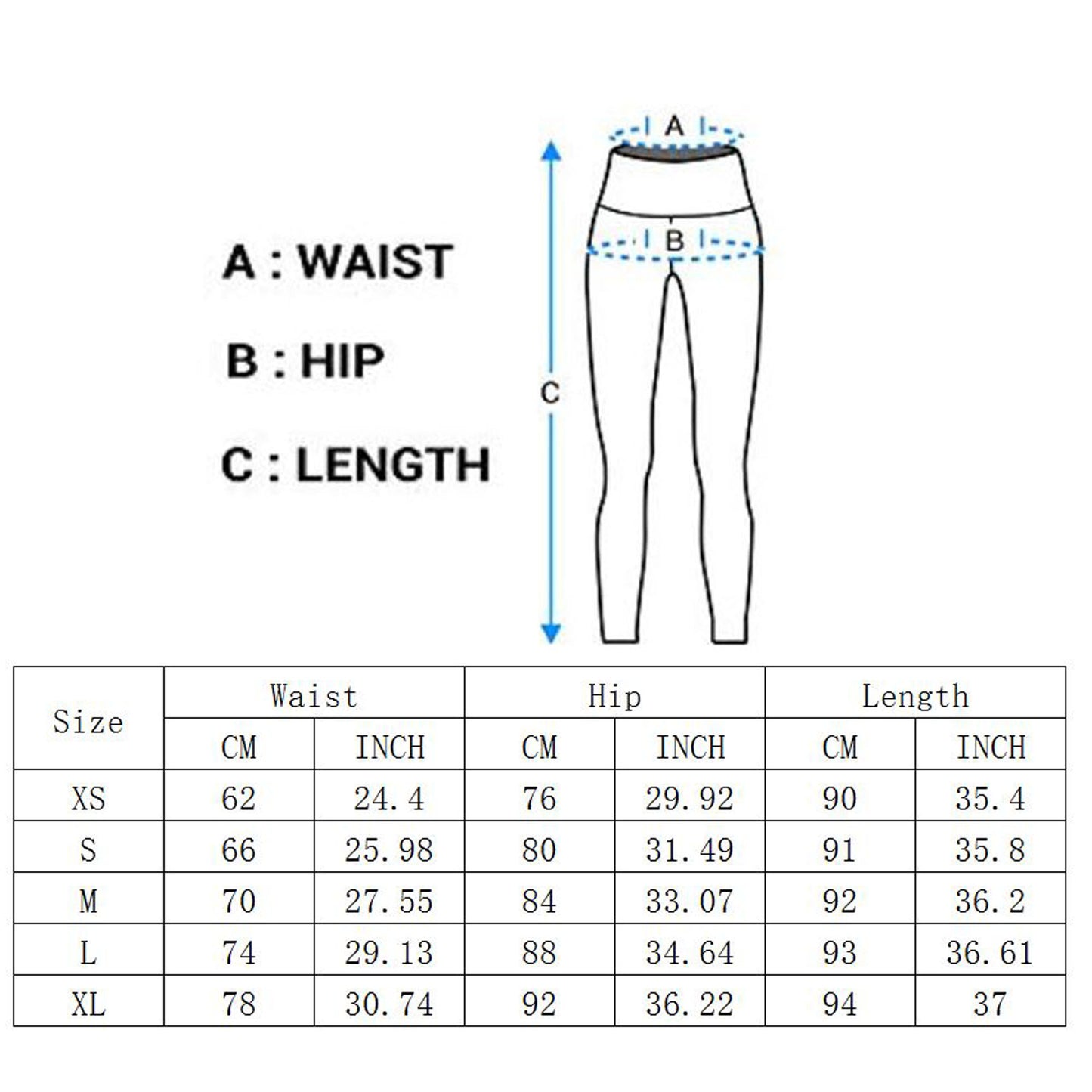 Pull high waist sports leggings