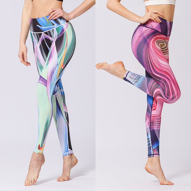 Printed sports leggings