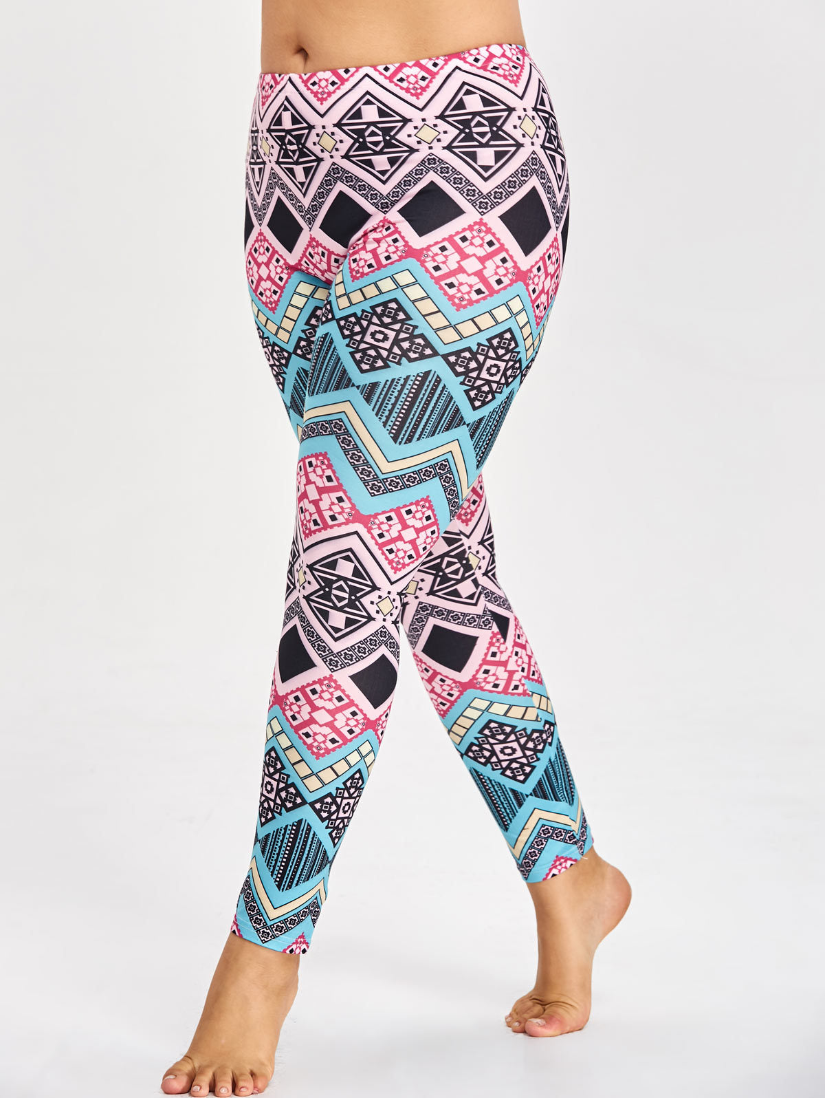 printed large size leggings