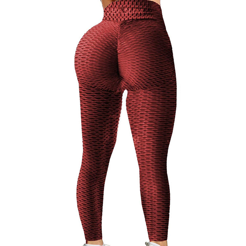 Yoga Pants Women's High Waist High Elastic Sexy Hip Lifting Fitness Training Leggings Tights