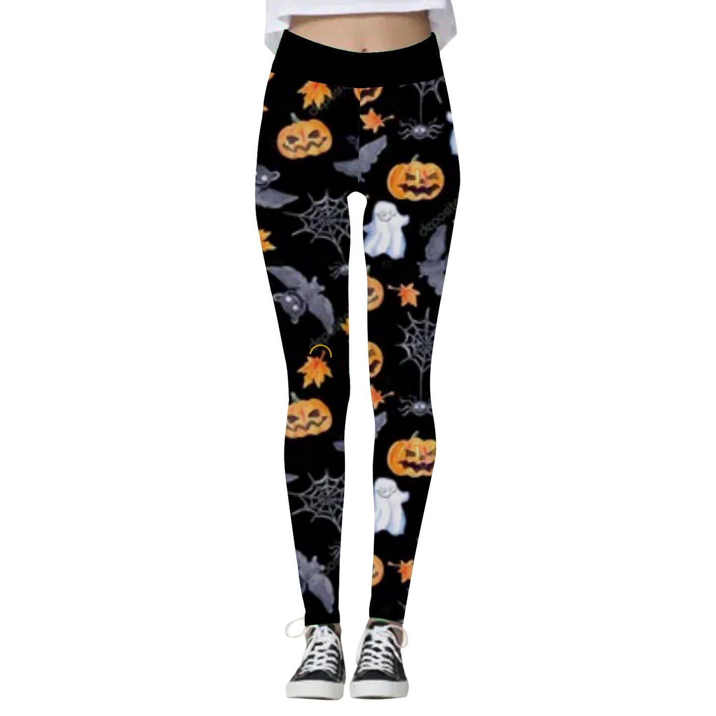 Leggings de sport de Yoga élastiques taille haute pour femmes, mode Halloween