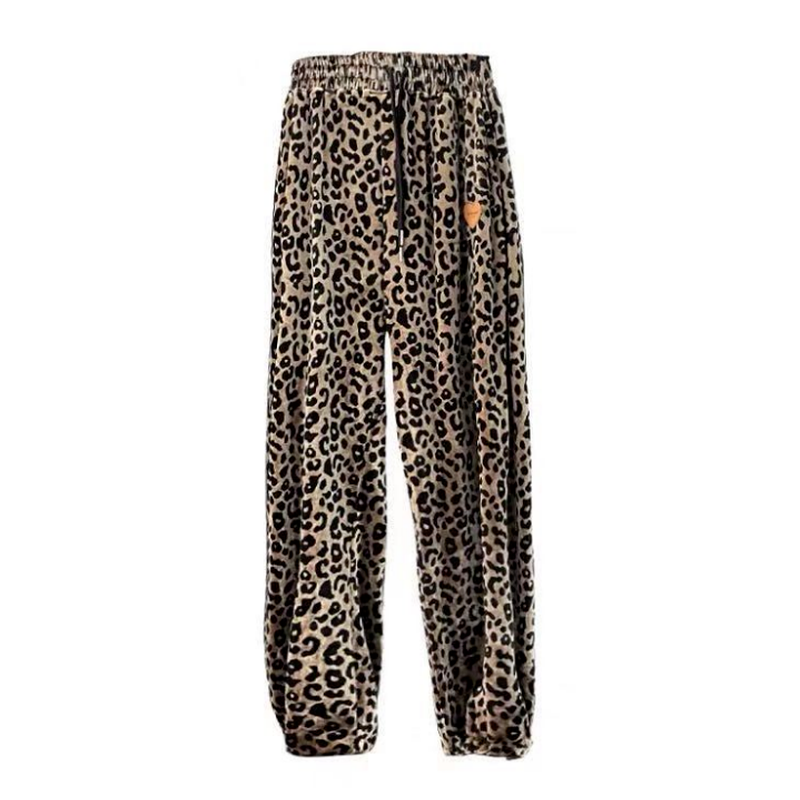 Street Leopard Pants Loose Leggings Pants New Wild Thin Harlan Sweatpants