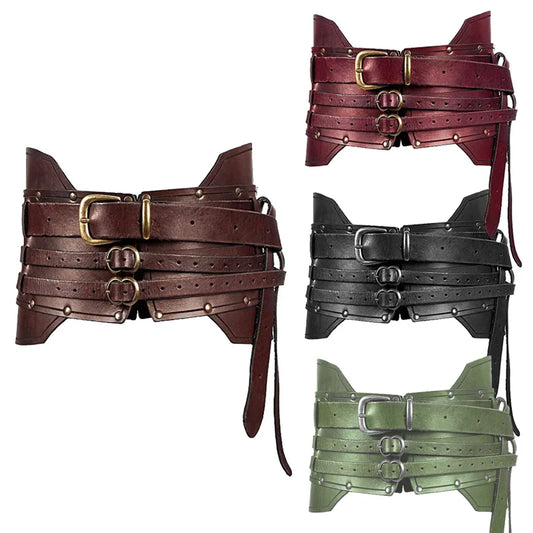 Steampunk Women Vintage Wide Belt