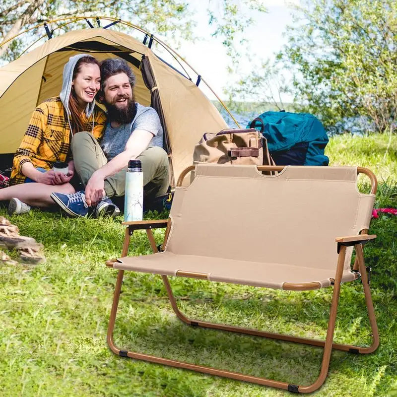 Outdoor Folding Waterproof Double Chair