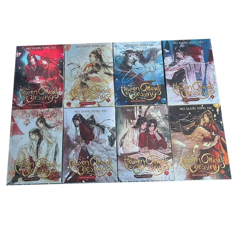 4 Books 1-4/5-8 Volume Tian Guan Ci Fu English Novel Heaven