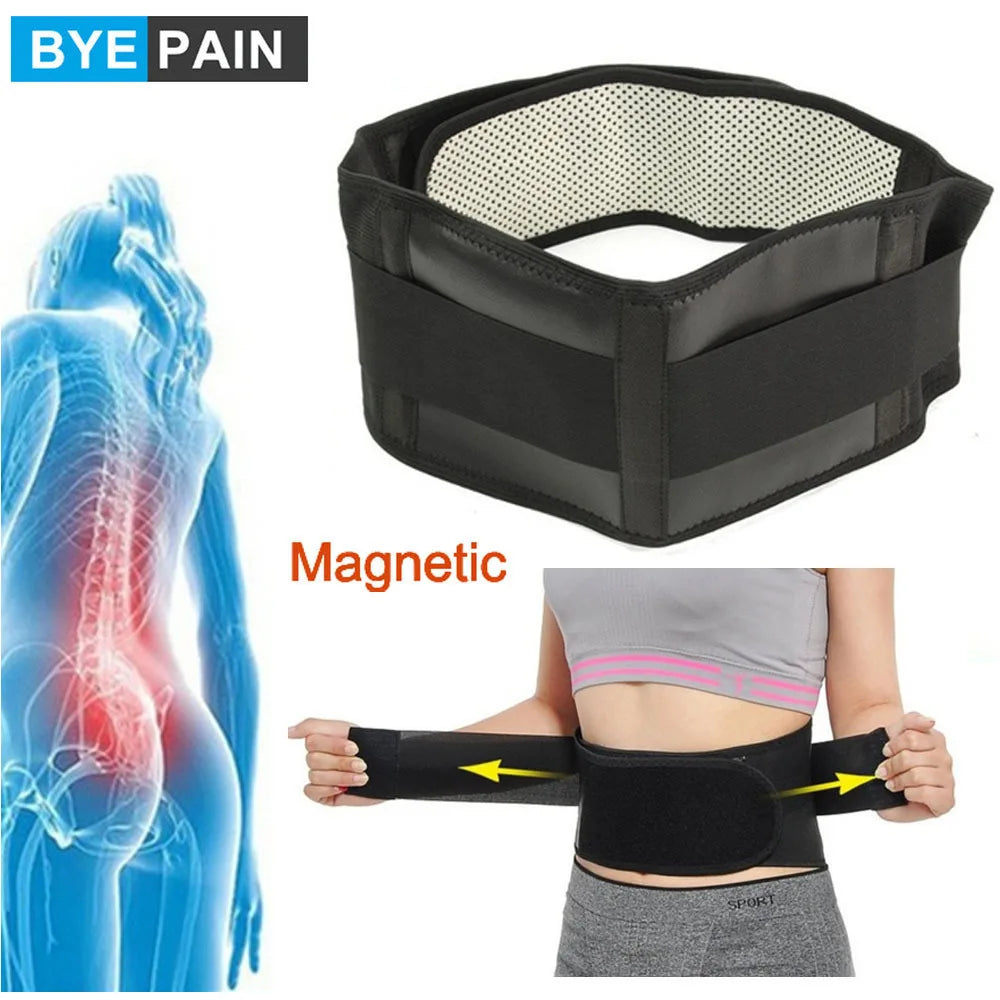 Support Belt Lumbar Back Waist Support Brace Double Banded Adjustable