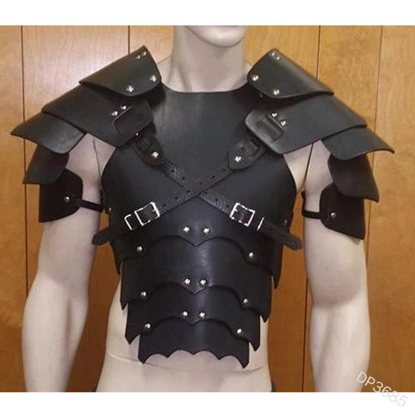 Steampunk Viking Knight Warrior Leather Harness Armour