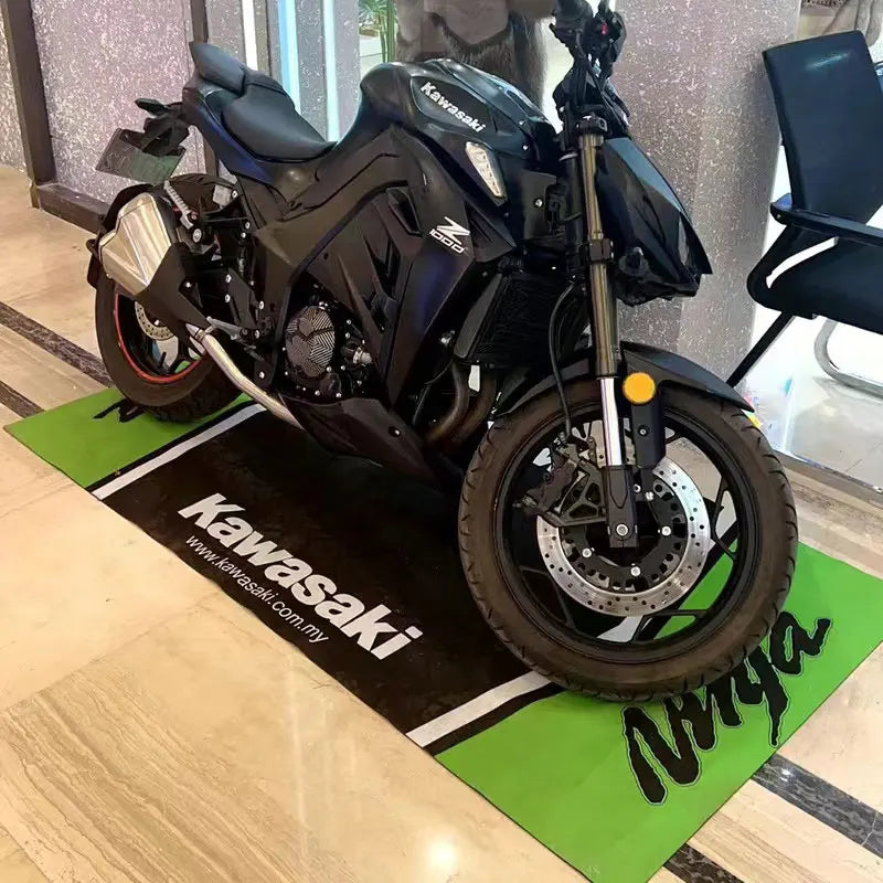 Kawasaki Motorcycle Carpet