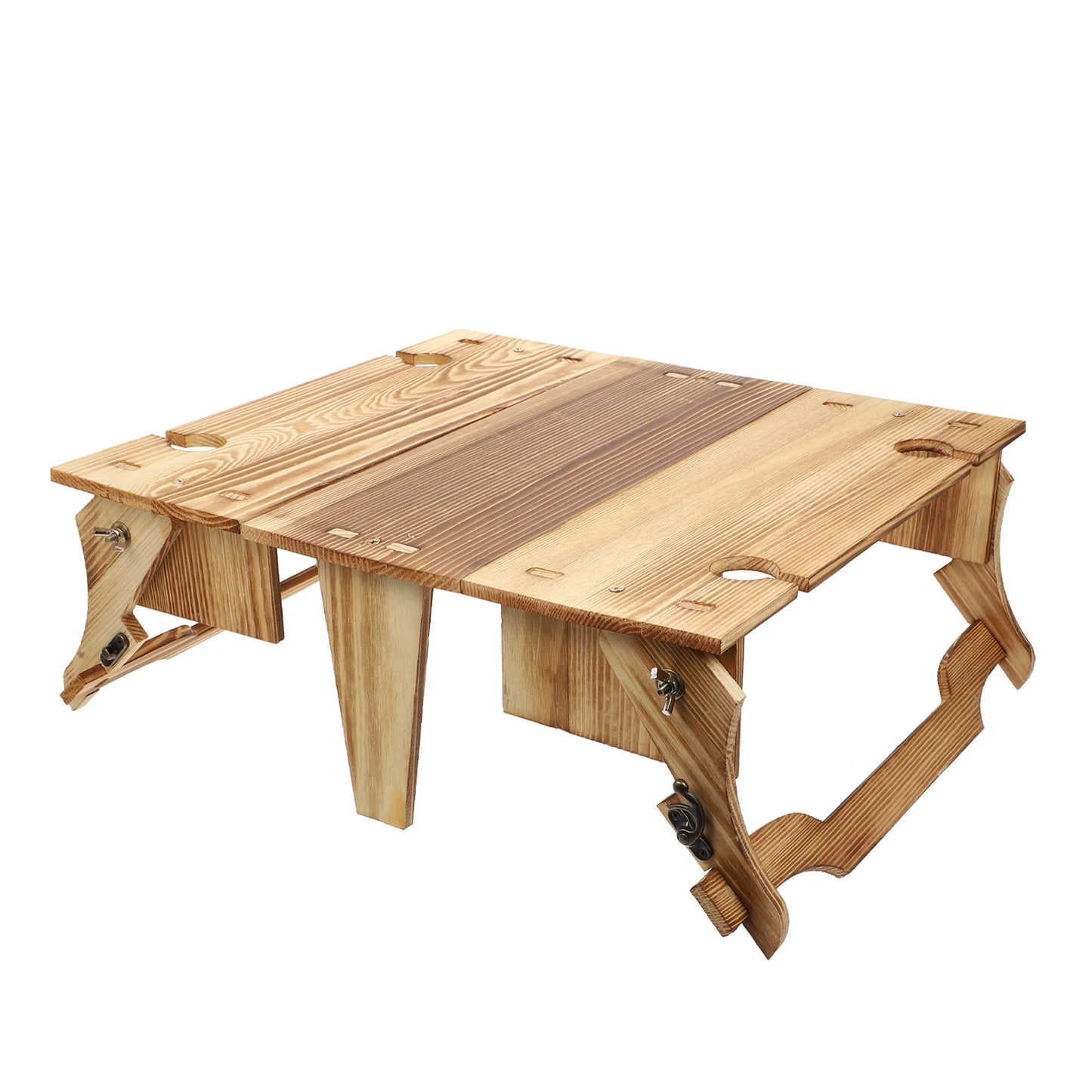 Picnic Wooden Storage Basket and table 2 in 1