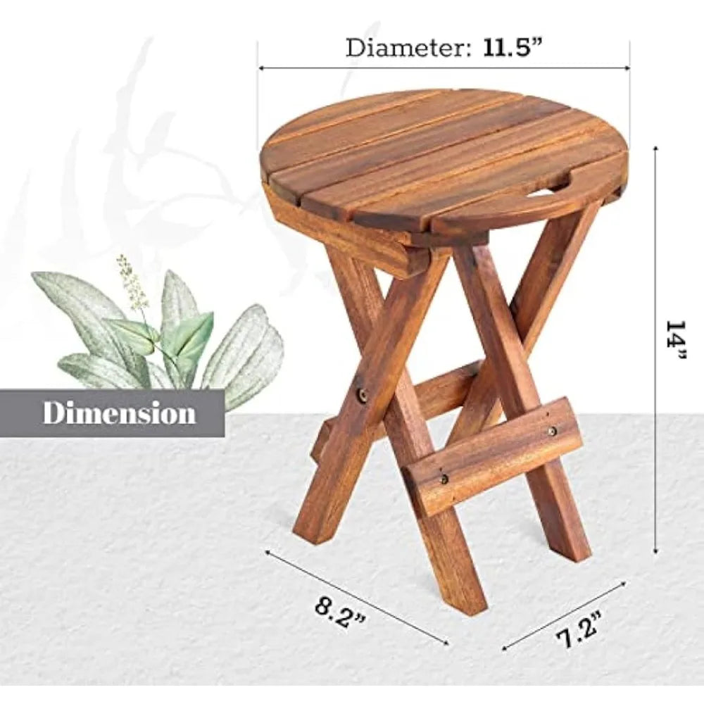 Wooden Folding Coffee Table indoor and outdoor