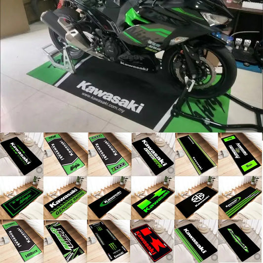 Kawasaki Motorcycle Carpet