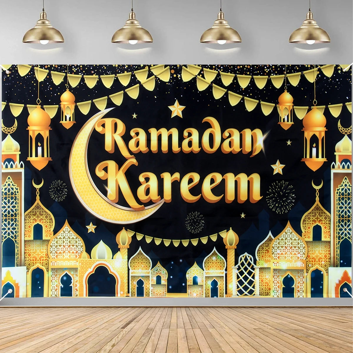 Ramadan Kareem Eid Mubarak Background Photo Booth Ramadan