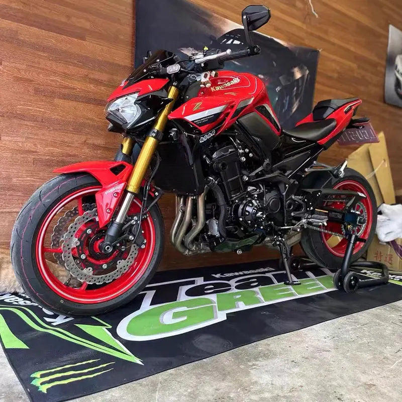 Kawasaki Motorcycle Carpet