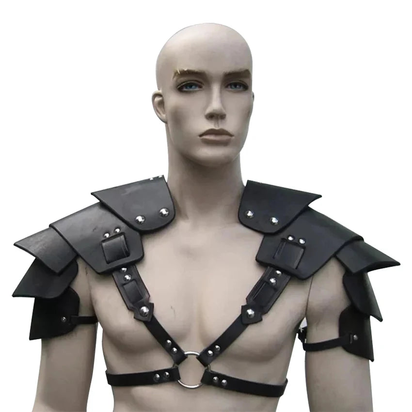 Steampunk Viking Knight Warrior Leather Harness Armour